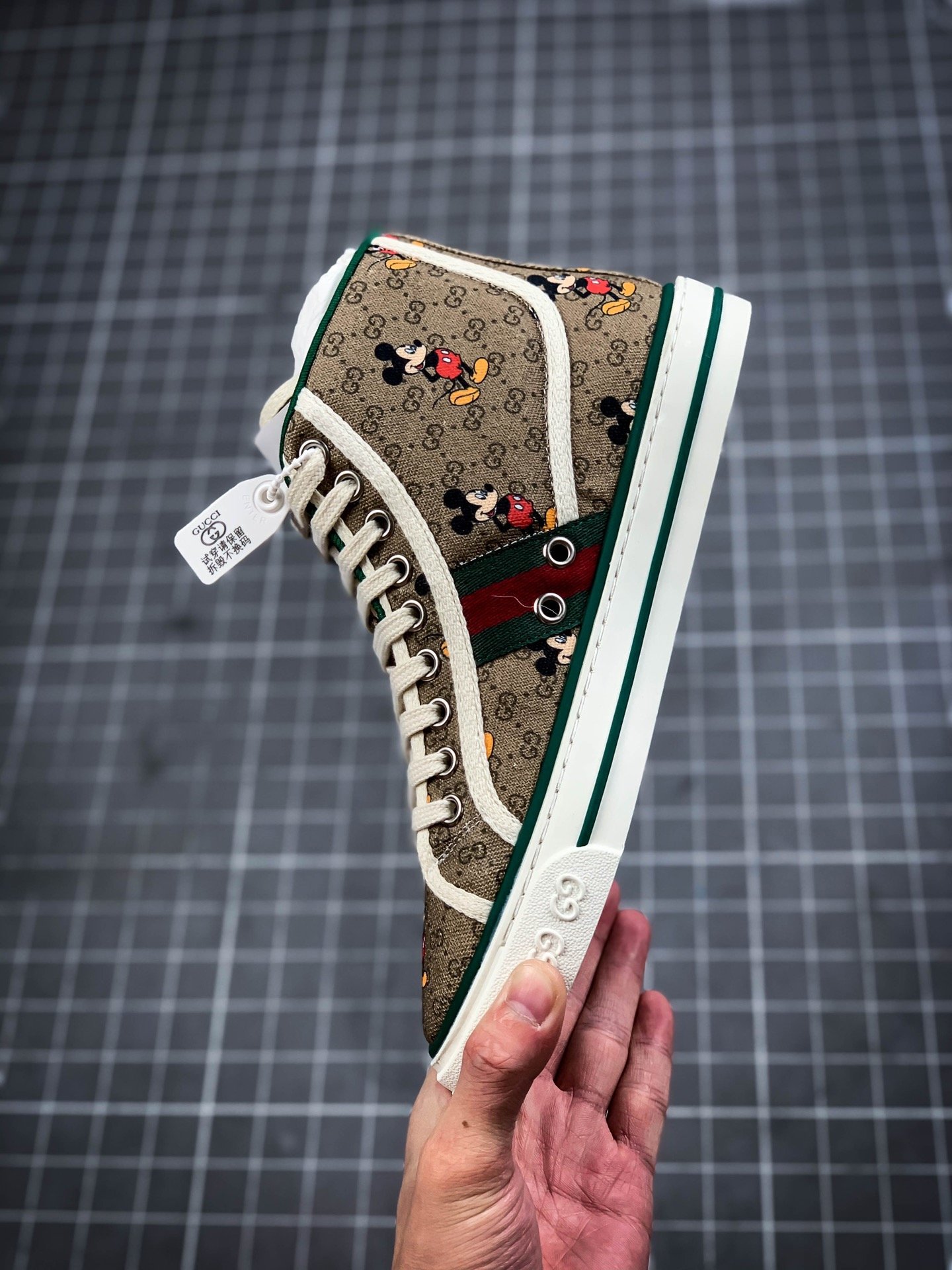 Gucci tennis 1977 gg canvas gt-00e9knwh8h