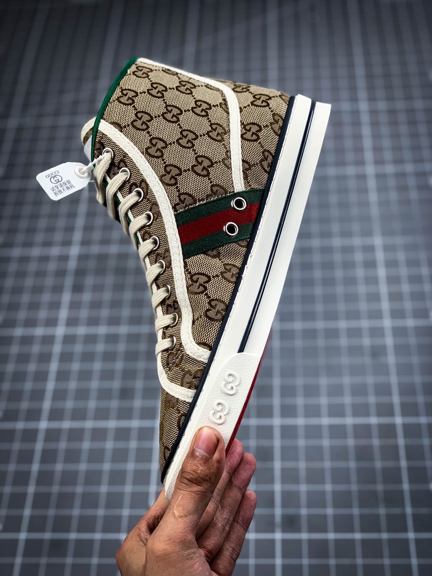 Gucci tennis 1977 gg canvas gt-00gzhfygy3