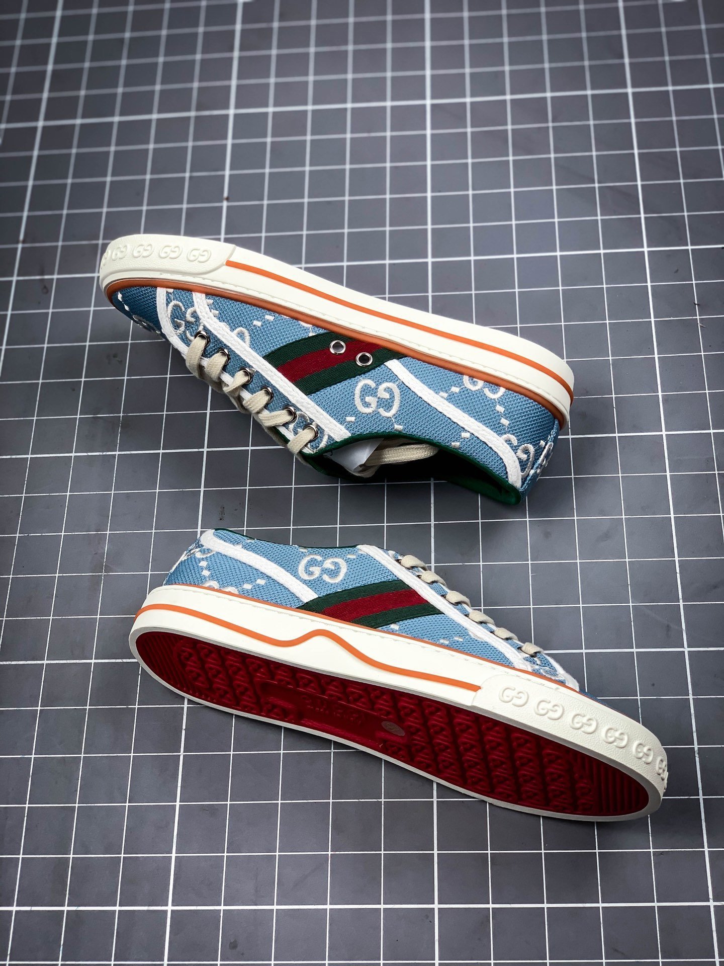 Gucci tennis 1977 gg canvas gt-00tfqcpdyz