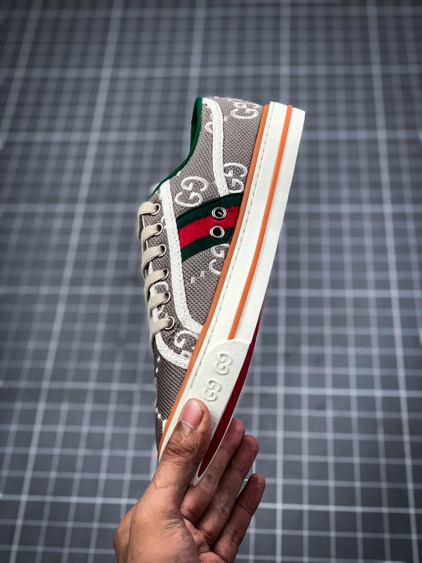 Gucci tennis 1977 gg canvas gt-00ubefkcp9