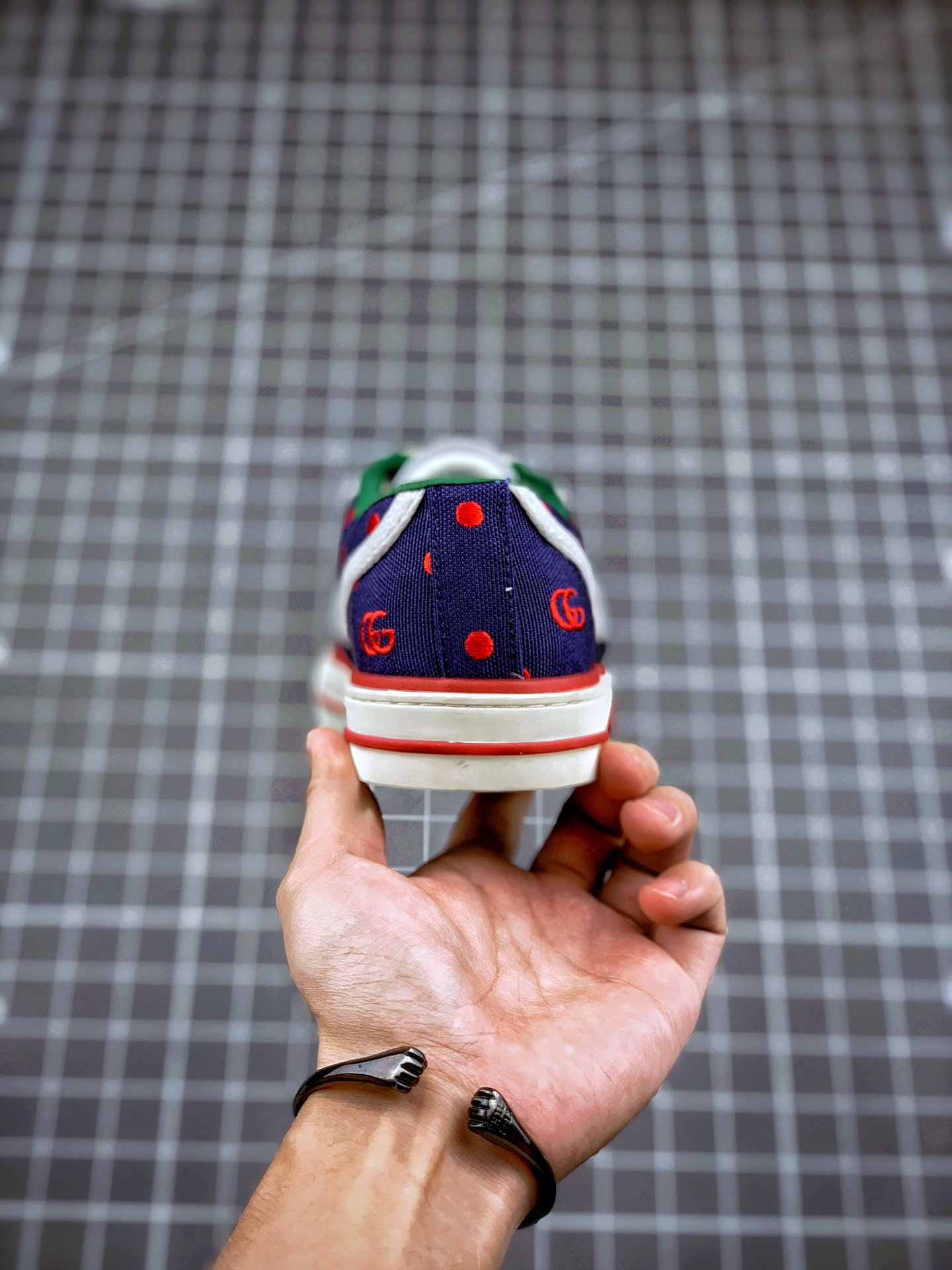 Gucci tennis 1977 gg canvas gt-00ue6lbvri