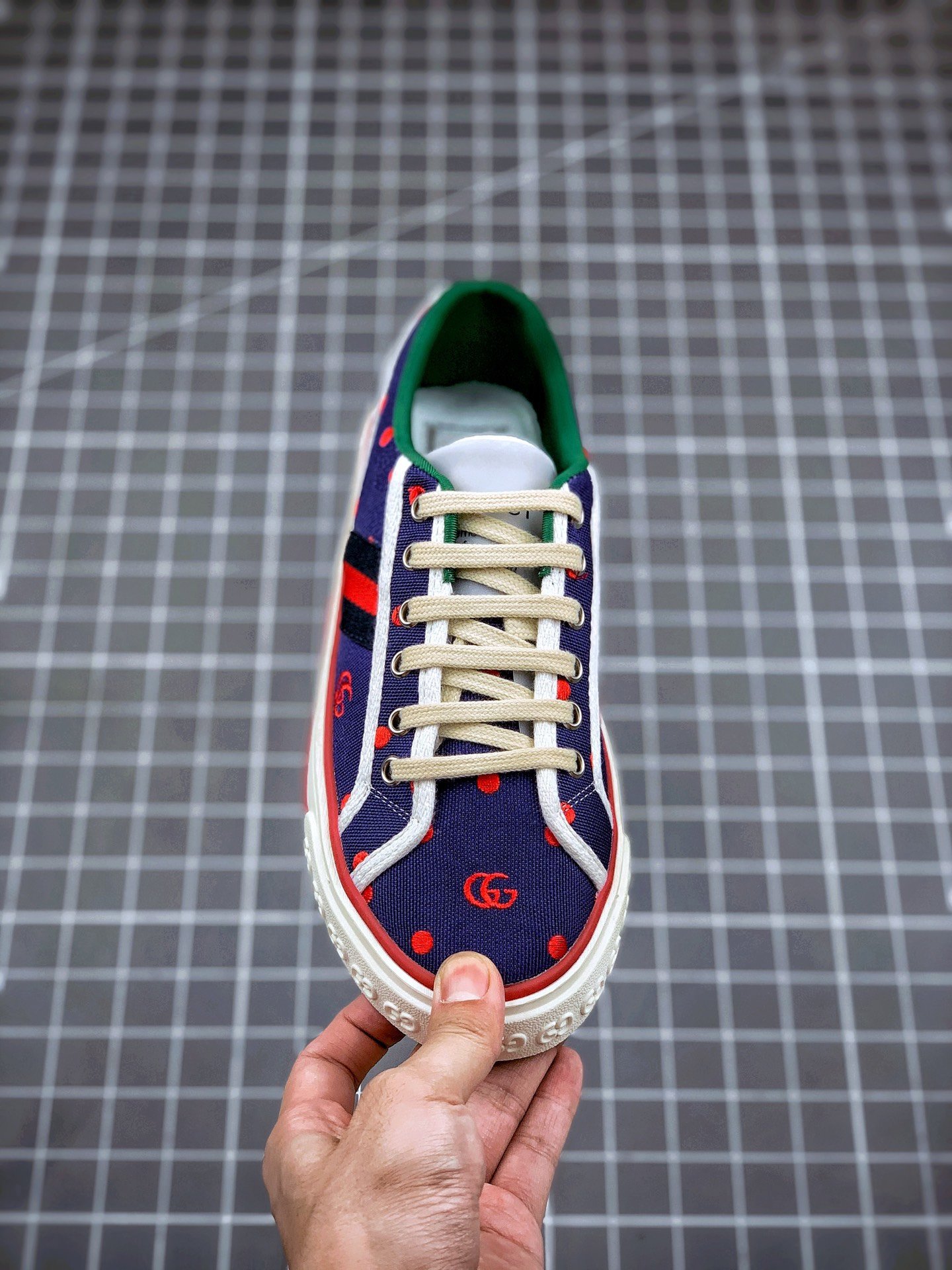 Gucci tennis 1977 gg canvas gt-00ue6lbvri
