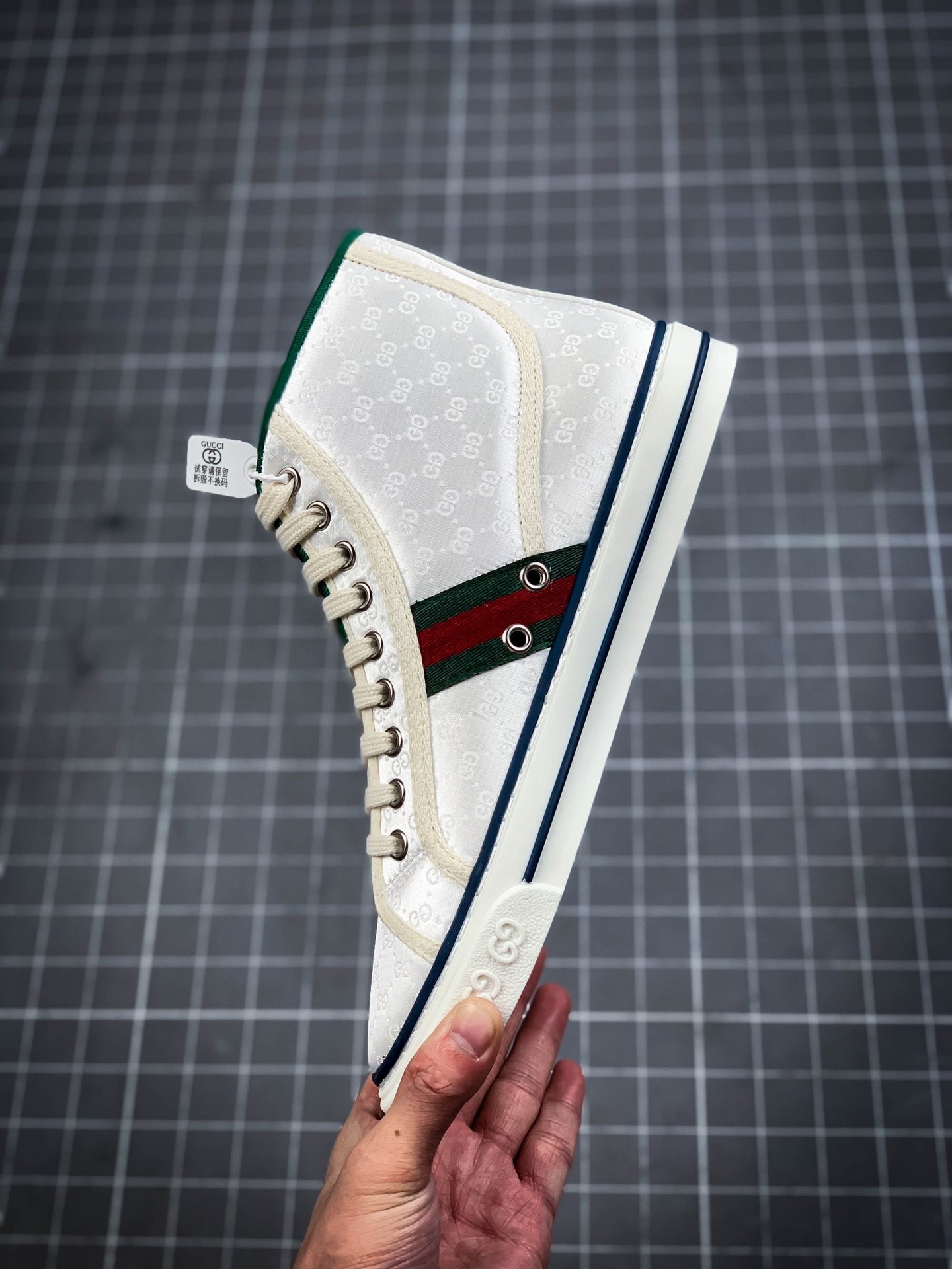 Gucci tennis 1977 gg canvas gt-00xe9xeavu