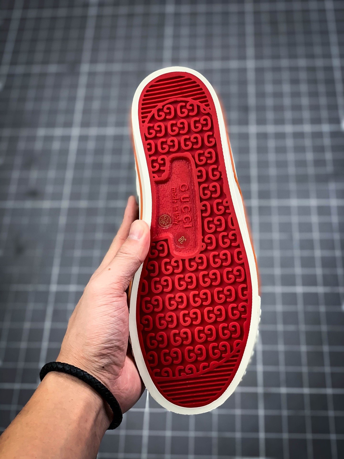 Gucci tennis 1977 gg canvas gt-00ywzofbcm