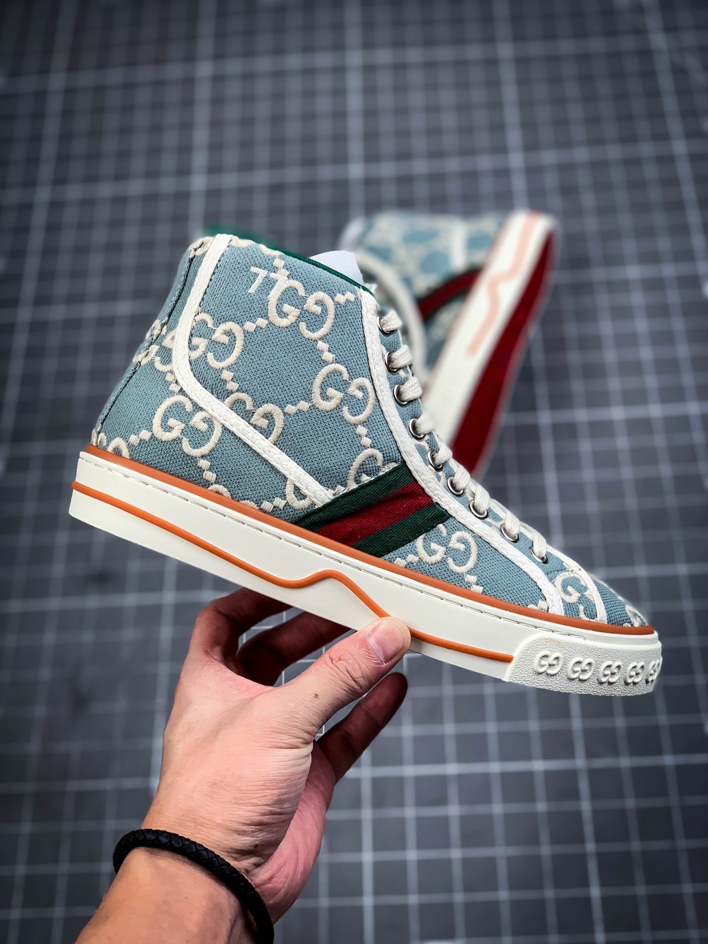 Gucci tennis 1977 gg canvas gt-00ywzofbcm