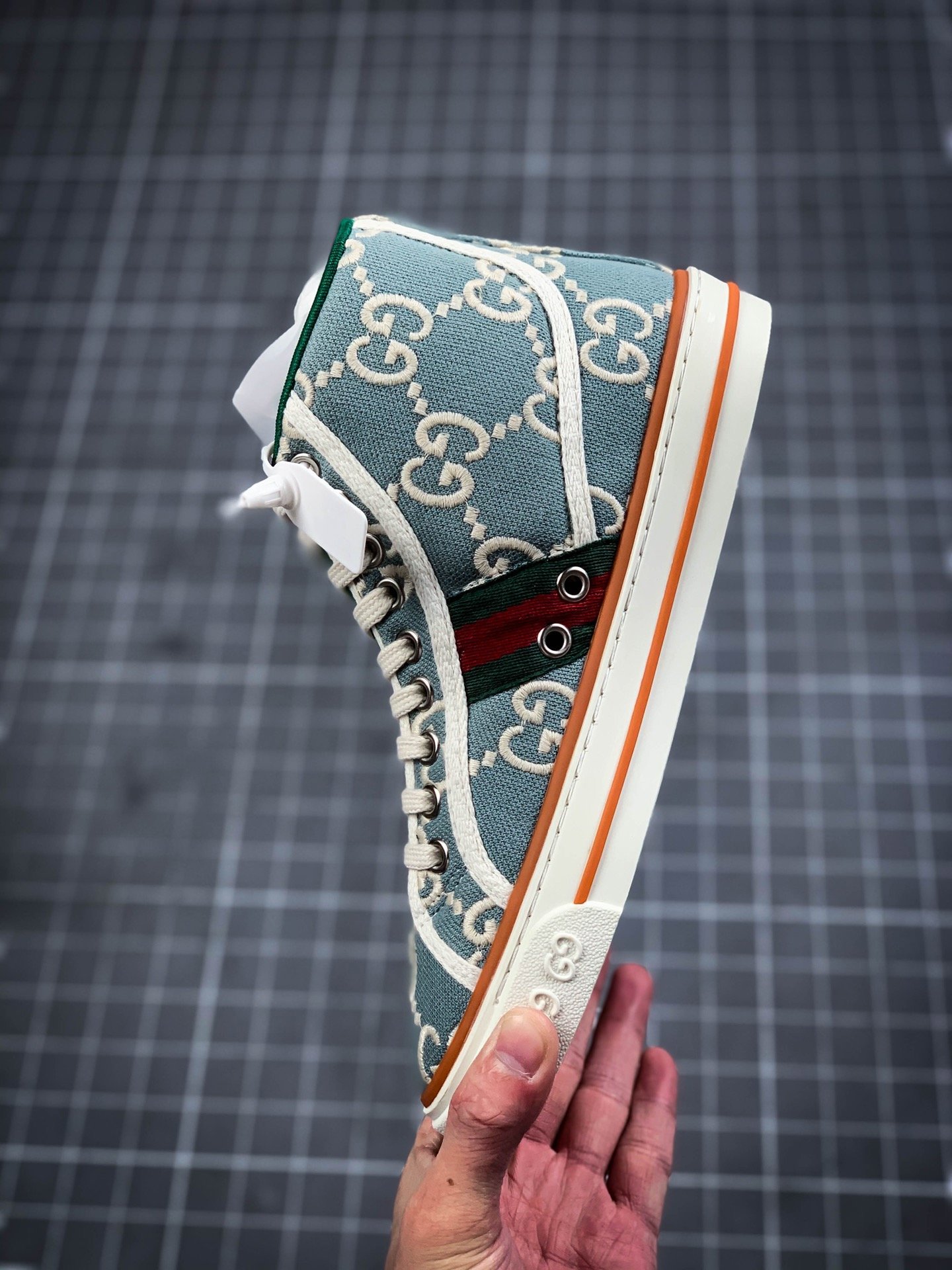 Gucci tennis 1977 gg canvas gt-00ywzofbcm