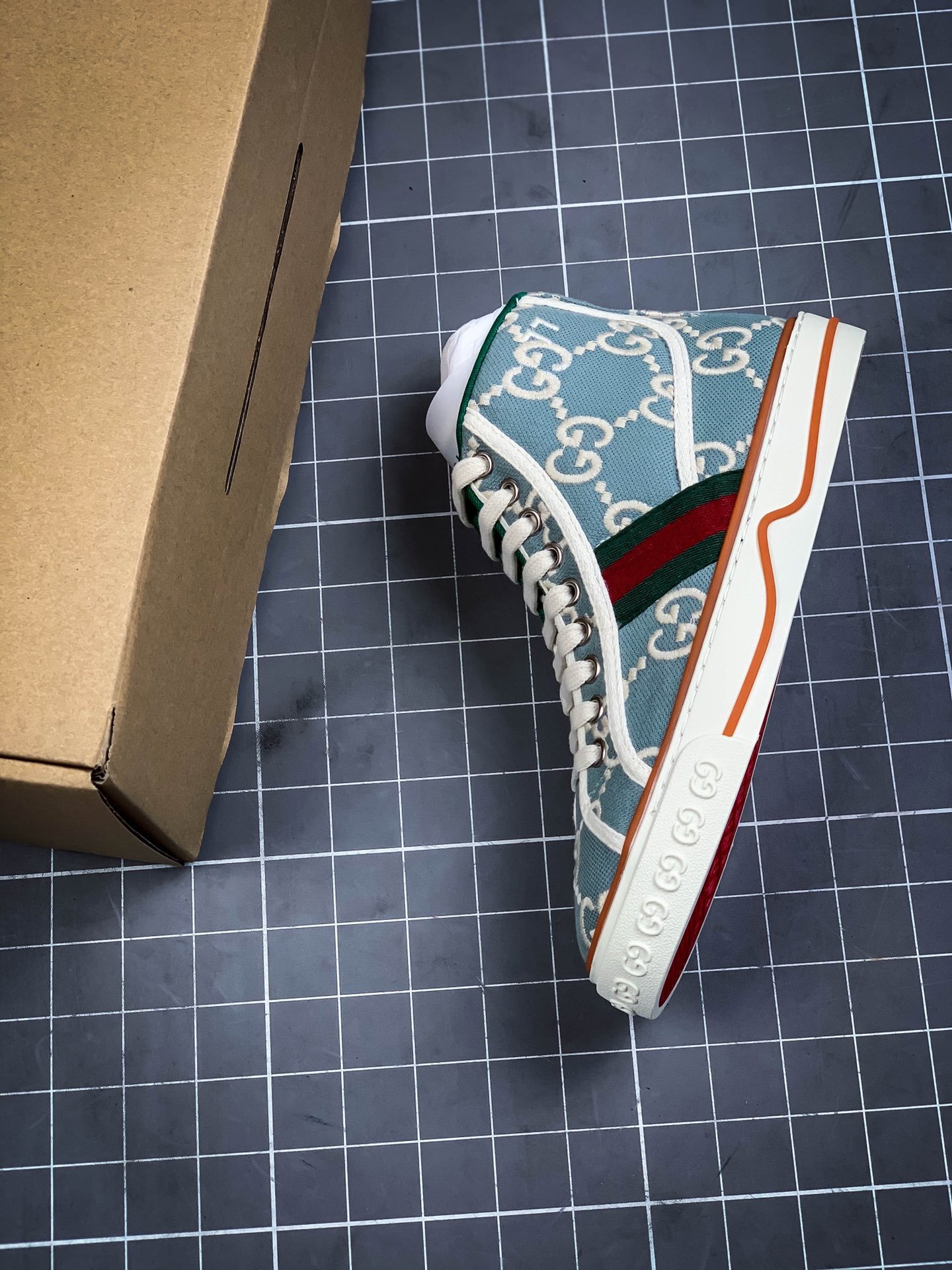 Gucci tennis 1977 gg canvas gt-00ywzofbcm