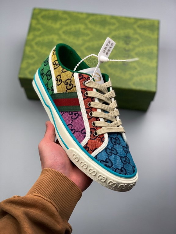 Gucci tennis 1977 gg canvas gt-00yx3e9r41