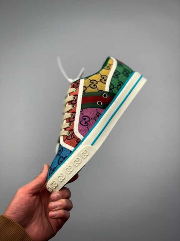 Gucci tennis 1977 gg canvas gt-00yx3e9r41
