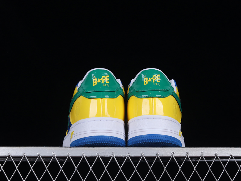 Human made bape sta sk8 to nigo blue/green/yellow-white
