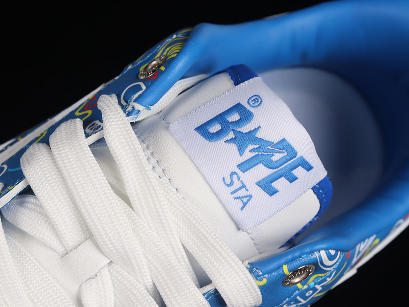 Human made bape sta sk8 to nigo blue/white/multi-color