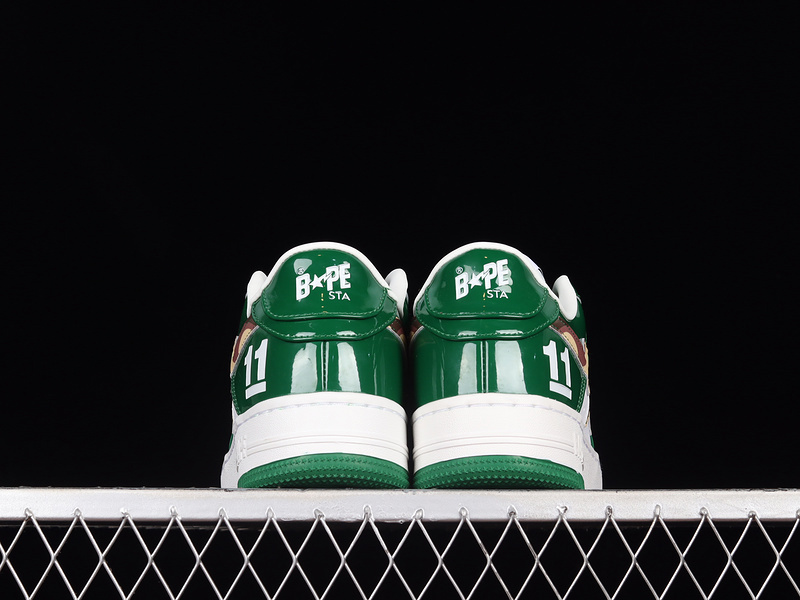 Human made bape sta sk8 to nigo green/camouflage/white
