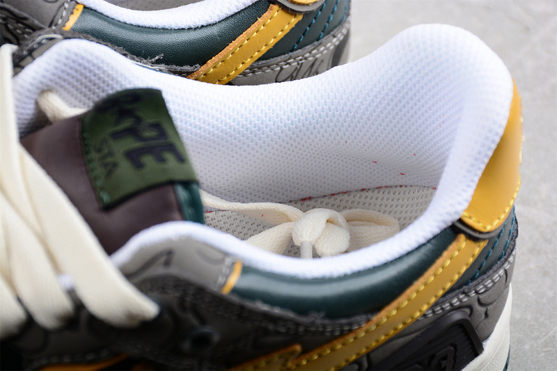 Human made bape sta sk8 to nigo grey/green/yellow-black