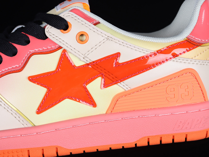 Human made bape sta sk8 to nigo pink/orange/black