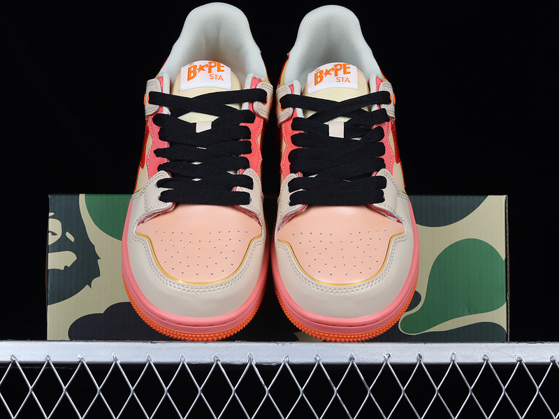 Human made bape sta sk8 to nigo pink/orange/black