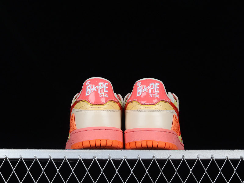 Human made bape sta sk8 to nigo pink/orange/black