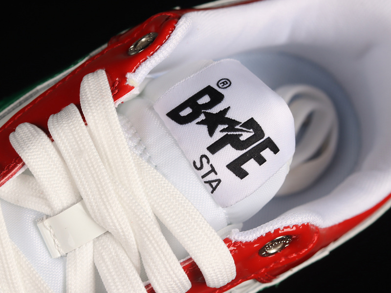 Human made bape sta sk8 to nigo white/green/red