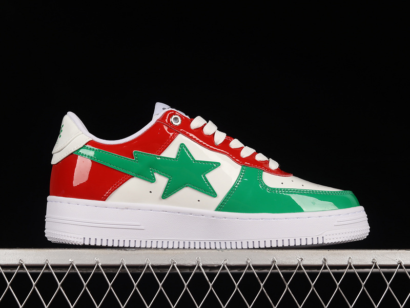 Human made bape sta sk8 to nigo white/green/red