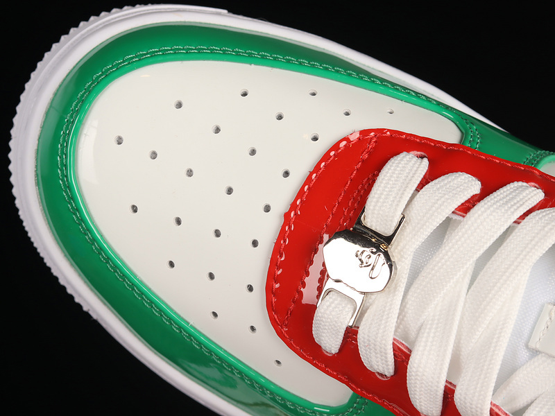 Human made bape sta sk8 to nigo white/green/red