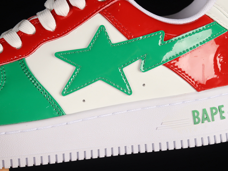 Human made bape sta sk8 to nigo white/green/red