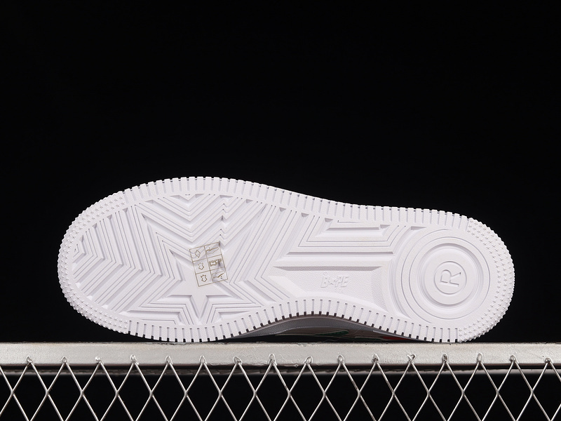 Human made bape sta sk8 to nigo white/green/red