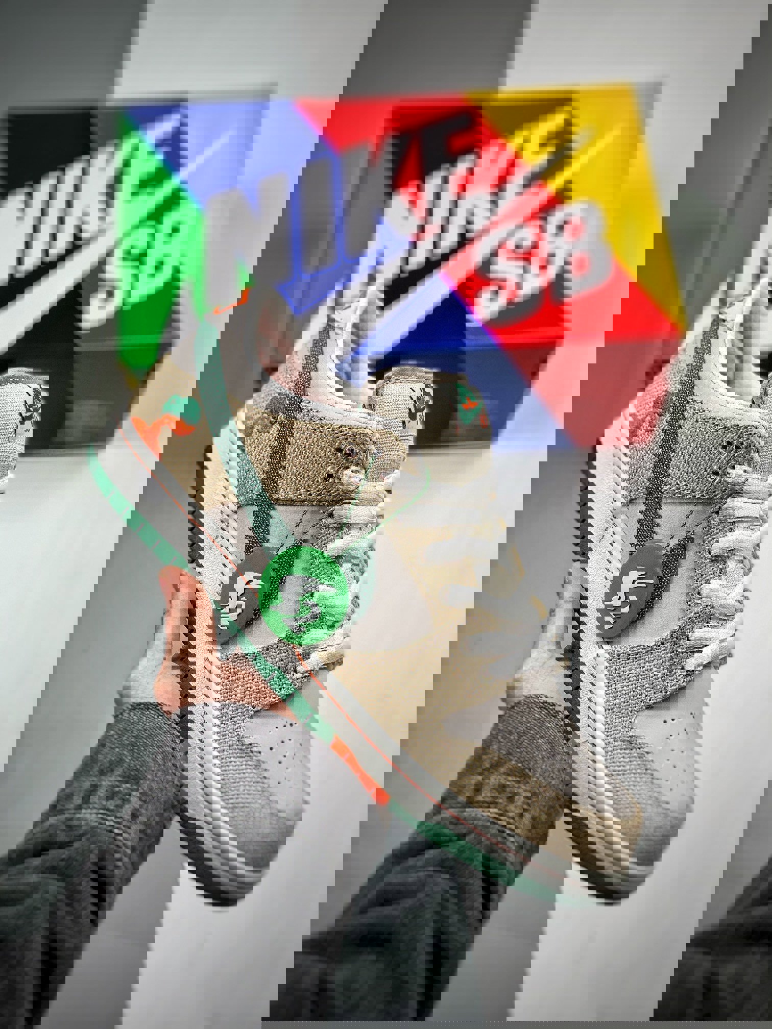 Jarritos x nike sb dunk low phantom/safety orange fd0860-001