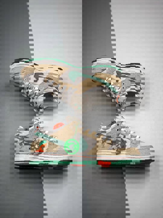 Jarritos x nike sb dunk low phantom/safety orange fd0860-001