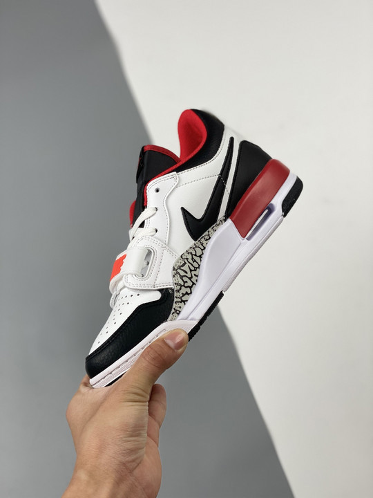 Jordan legacy 312 low 23 white black red fj7221-101
