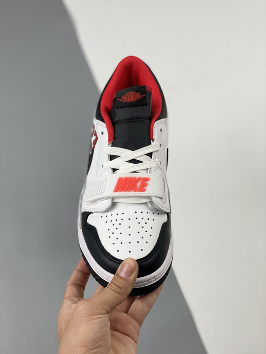 Jordan legacy 312 low 23 white black red fj7221-101