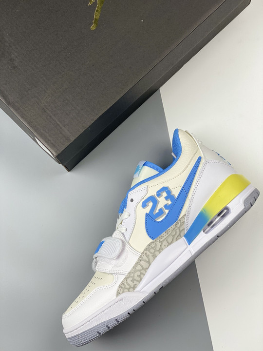 Jordan legacy 312 low 23 white/university blue fj7223-141