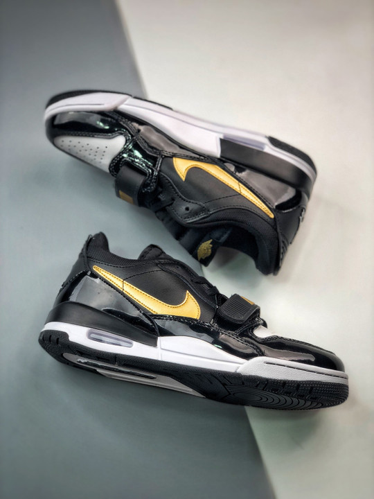 Jordan legacy 312 low black gold cd7069-071