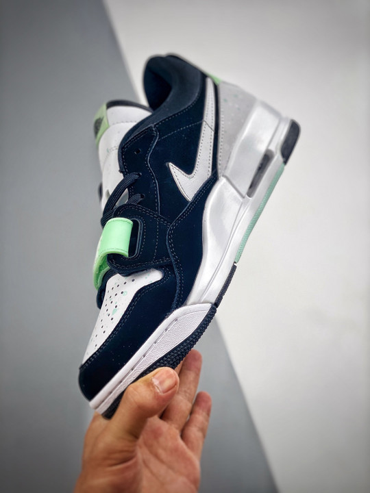 Jordan legacy 312 low black white teal tint