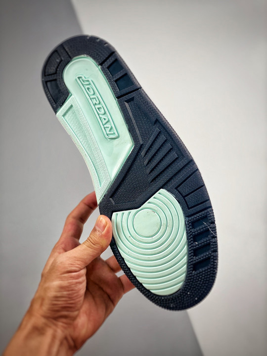 Jordan legacy 312 low black white teal tint