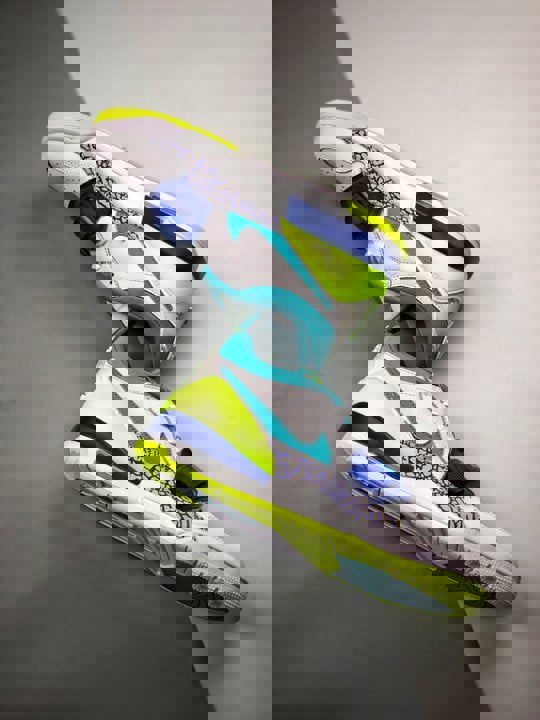 Just don x jordan legacy 312 low white/ultramarine-neon yellow