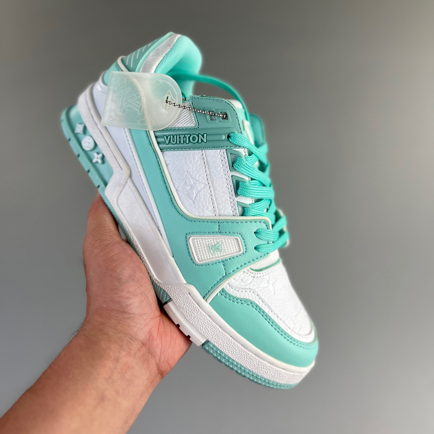 Louis vuitton lv trainer sneaker mint