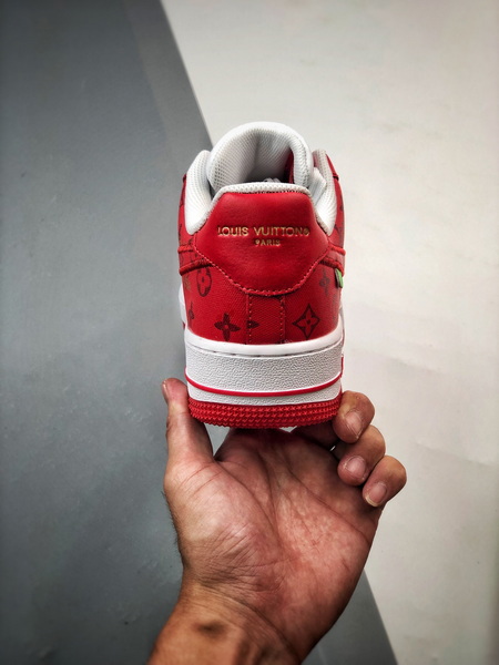 Louis vuitton nike air force 1 low by virgil abloh white red -000kzpkgmwv