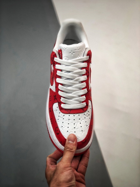 Louis vuitton nike air force 1 low by virgil abloh white red -000kzpkgmwv