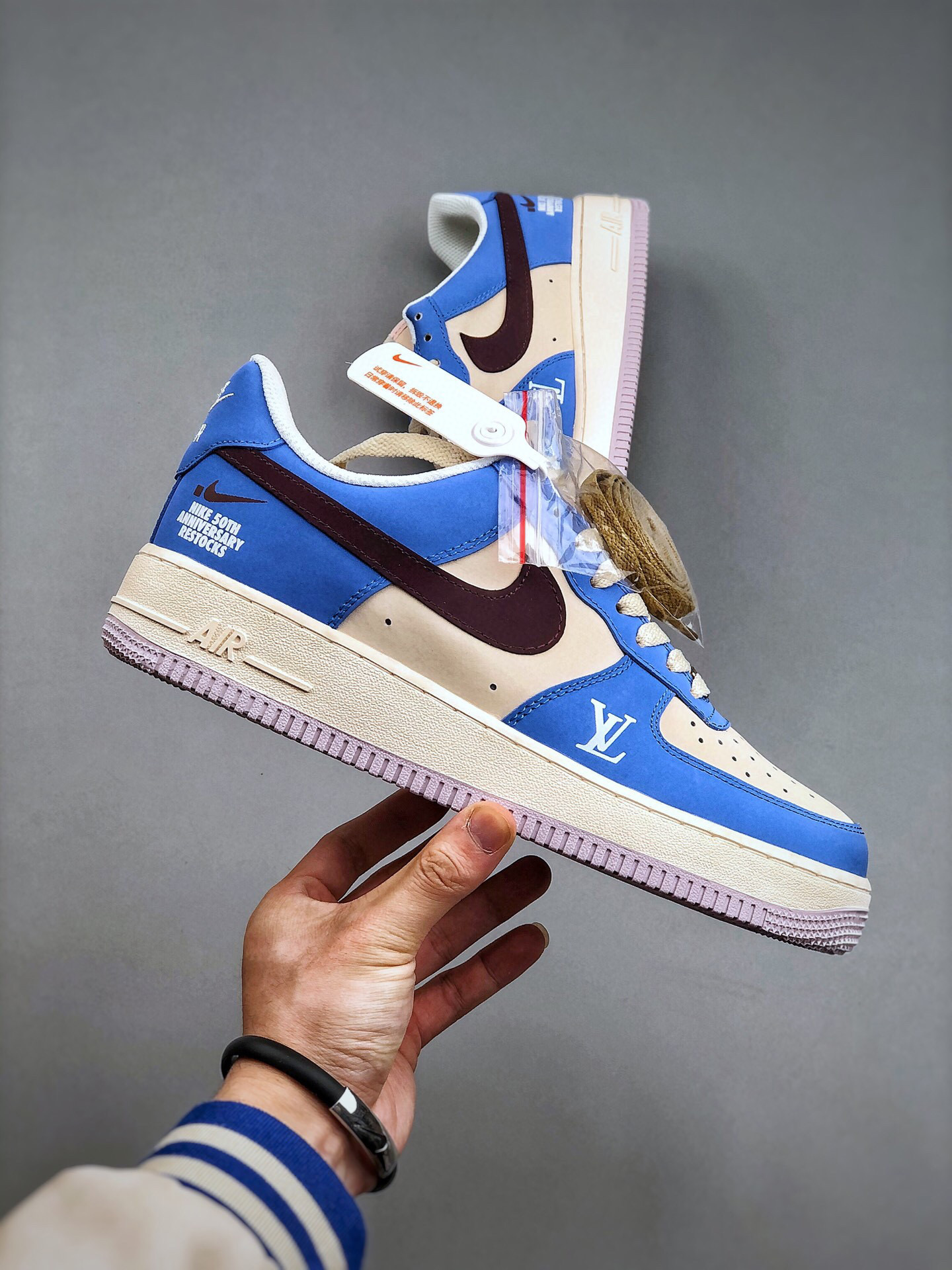 Louis vuitton nike air force 1 low cream green -000cb3a7mtw