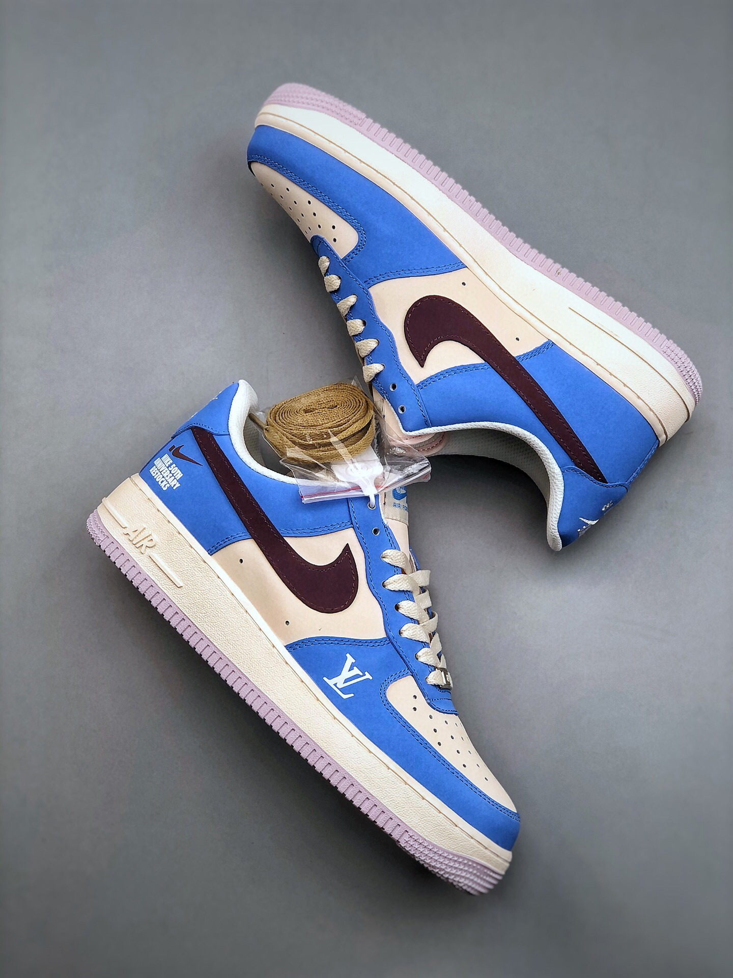 Louis vuitton nike air force 1 low cream green -000cb3a7mtw