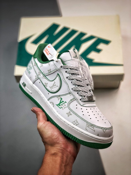 Louis vuitton nike air force 1 low green grey monogram -000kphcosfu
