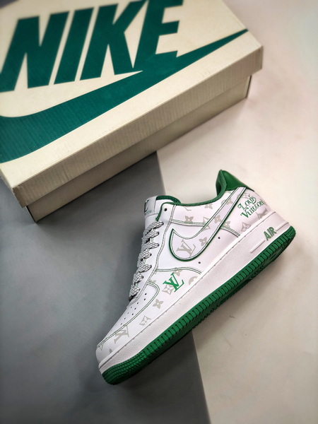 Louis vuitton nike air force 1 low green grey monogram -000kphcosfu
