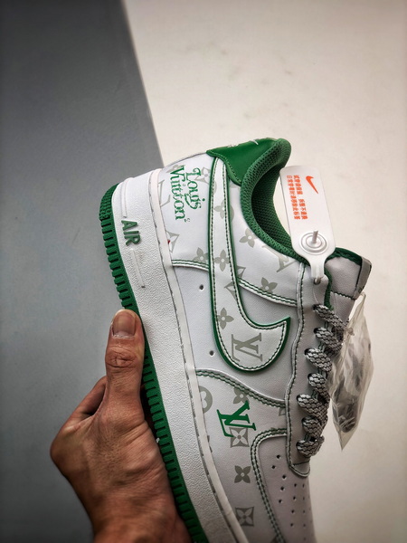 Louis vuitton nike air force 1 low green grey monogram -000kphcosfu