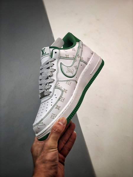 Louis vuitton nike air force 1 low green grey monogram -000kphcosfu