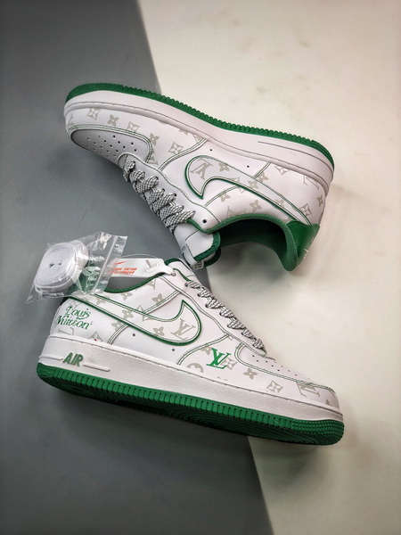 Louis vuitton nike air force 1 low green grey monogram -000kphcosfu