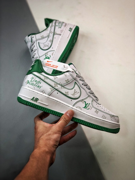 Louis vuitton nike air force 1 low green grey monogram -000kphcosfu