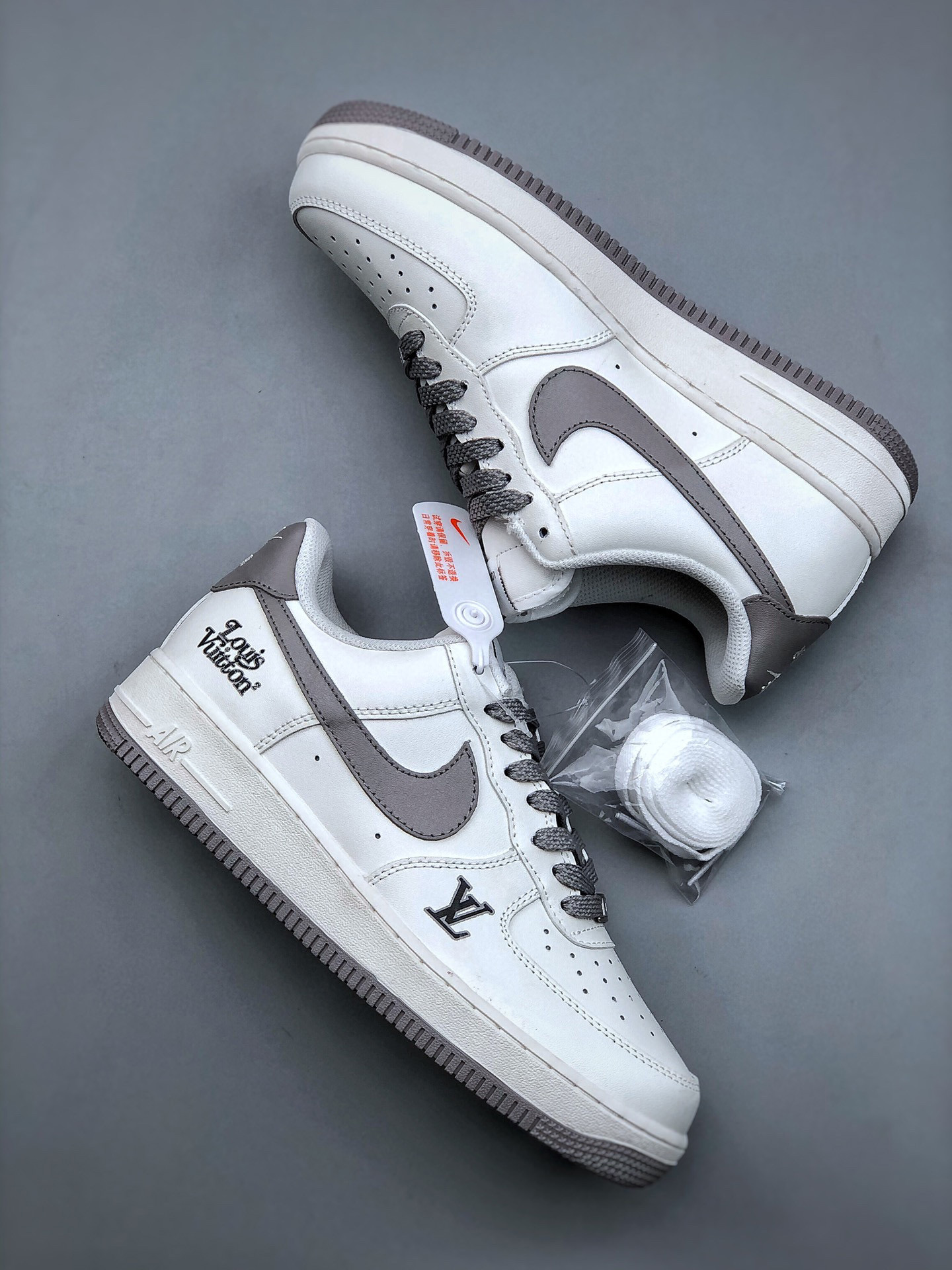 Louis vuitton nike air force 1 low grey -000wbc9poj8