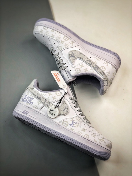 Louis vuitton nike air force 1 low light grey monogram -000lyl7papj