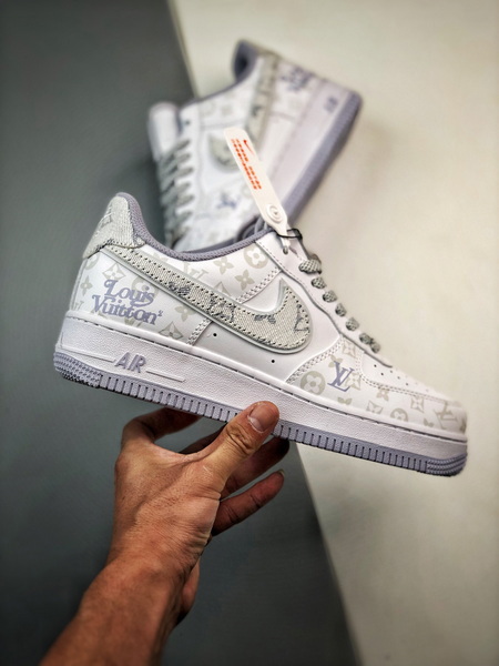 Louis vuitton nike air force 1 low light grey monogram -000lyl7papj