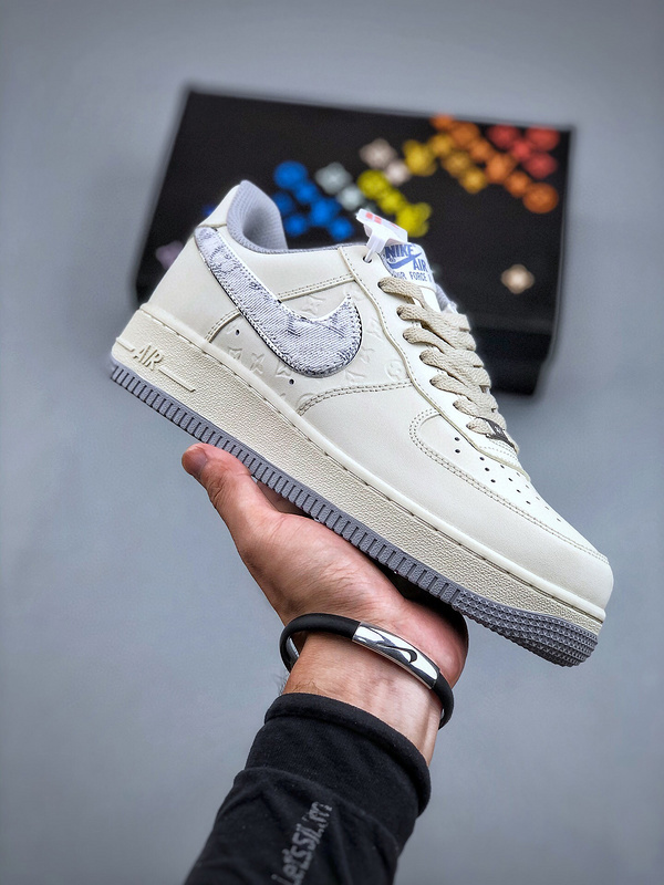 Louis vuitton nike air force 1 low light jean -000onp3csyn