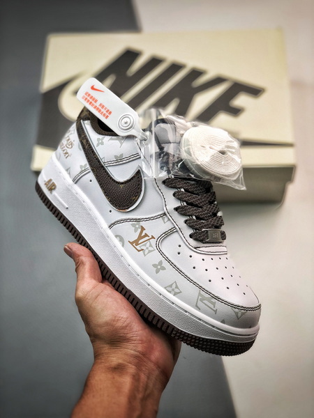 Louis vuitton nike air force 1 low monogram brown  -000k9fmkuip